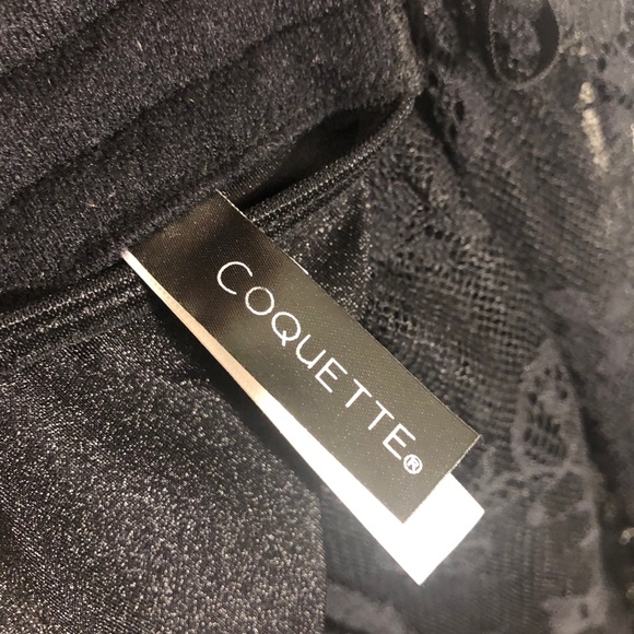 Coquette black lace babydoll teddy - Picture 4 of 5